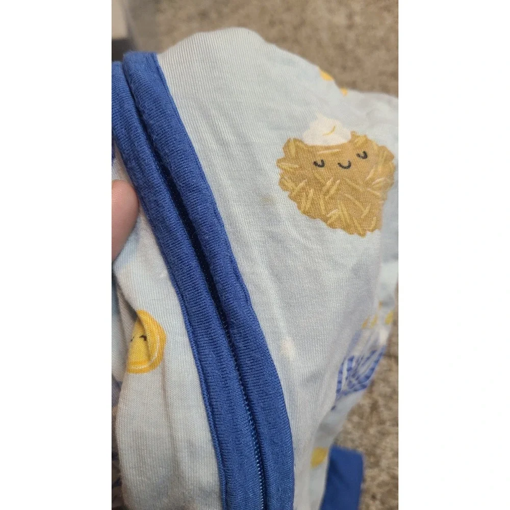 Angel Dear Hanukkah Bamboo 2-Way Zip Footie 18-24m